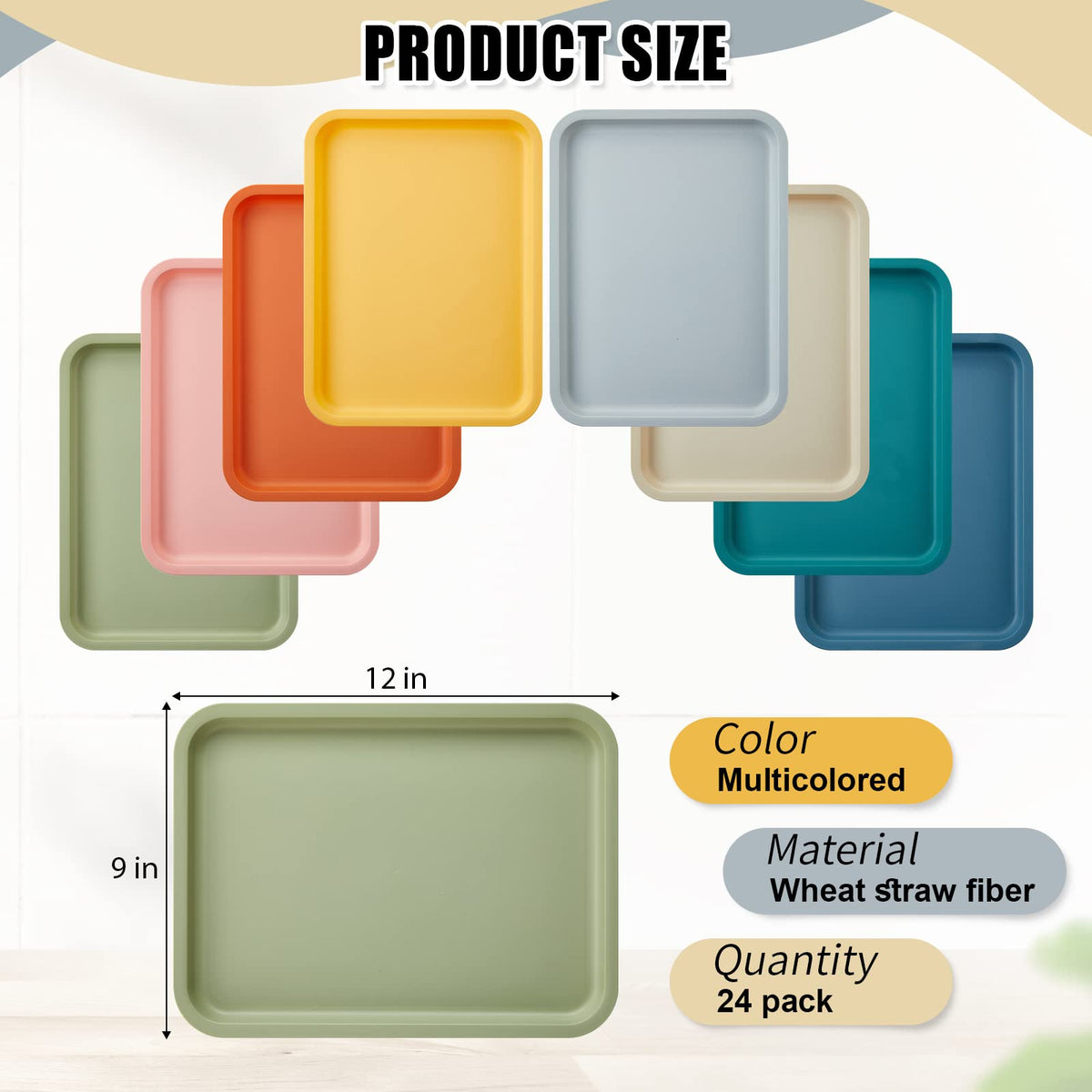 Mumufy trays with a non-slip back keep meals stable during service.