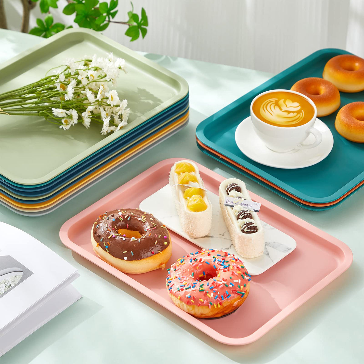 Mumufy versatile trays suit canteens, cafes, schools, and events.