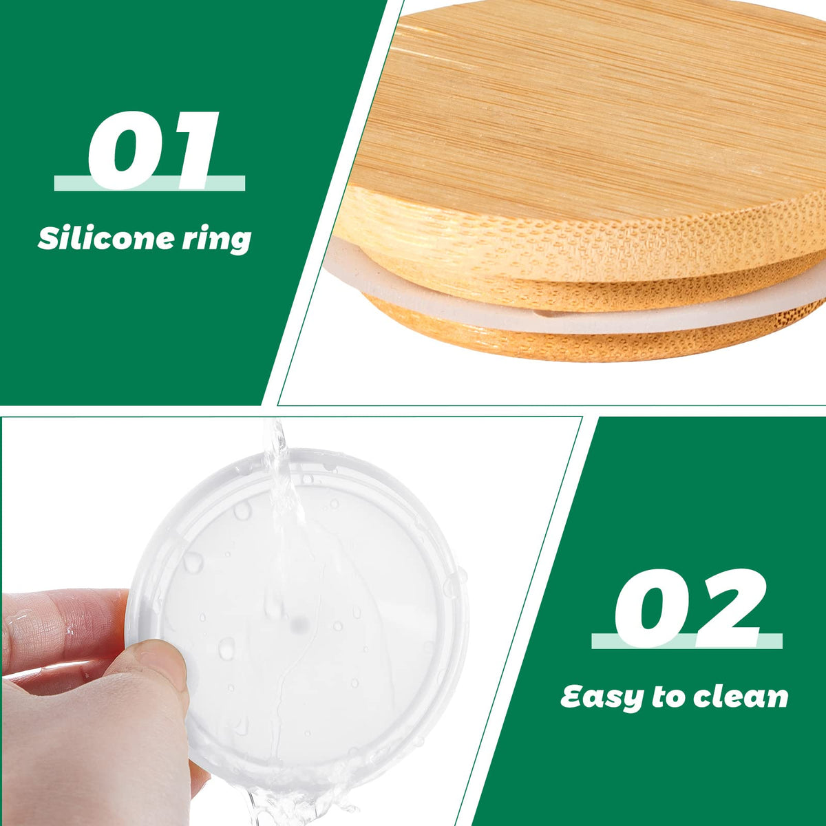 Mumufy 27-piece set with lids for multiple jar sizes.