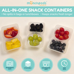 Munchpods 50-pack snack containers provide scalable options for family snacking on the go.
