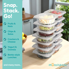 Munchpods BPA-free snack containers ensure safe, reusable storage for kids.