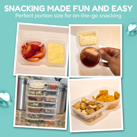 Munchpods portable snack trays on the go are perfect for camping and trips.