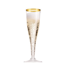 Munfix disposable champagne cups are ideal for mimosas and celebrations.