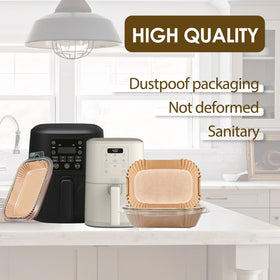 MUPORU airfryer liners non-stick surface simplifies cleanup after meals.