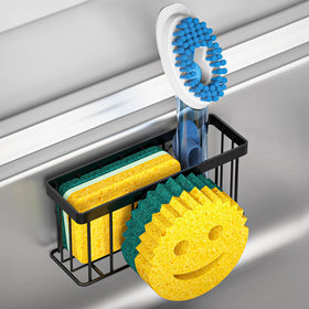 MURLONG smiley-face sponge holder keeps counters tidy and accessible