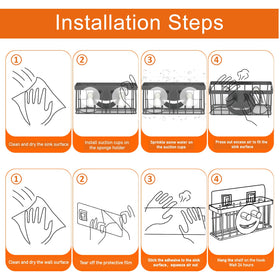 MURLONG wall-mount installation works on smooth walls and tiles