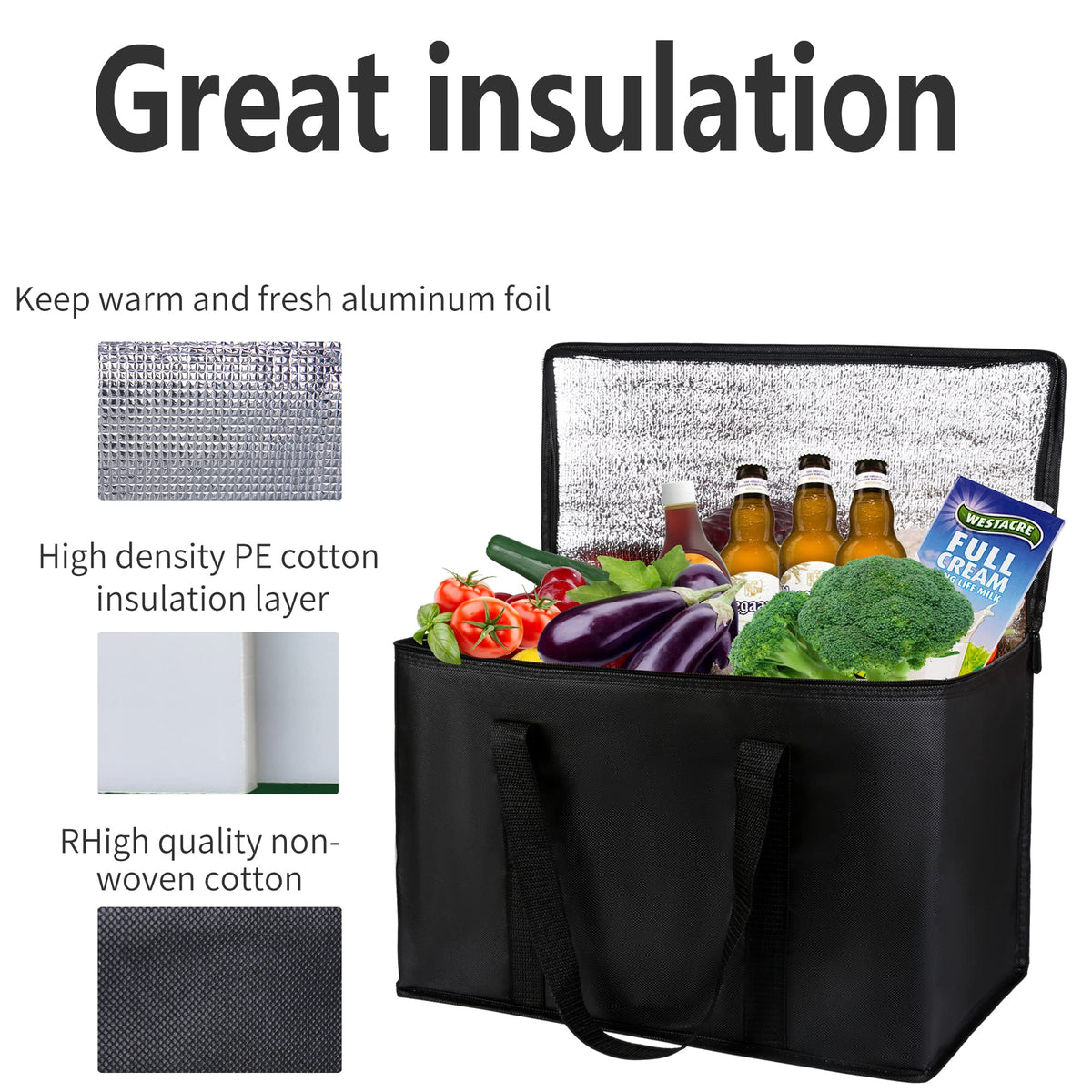 Musbus collapsible tote offers easy storage when not in use.