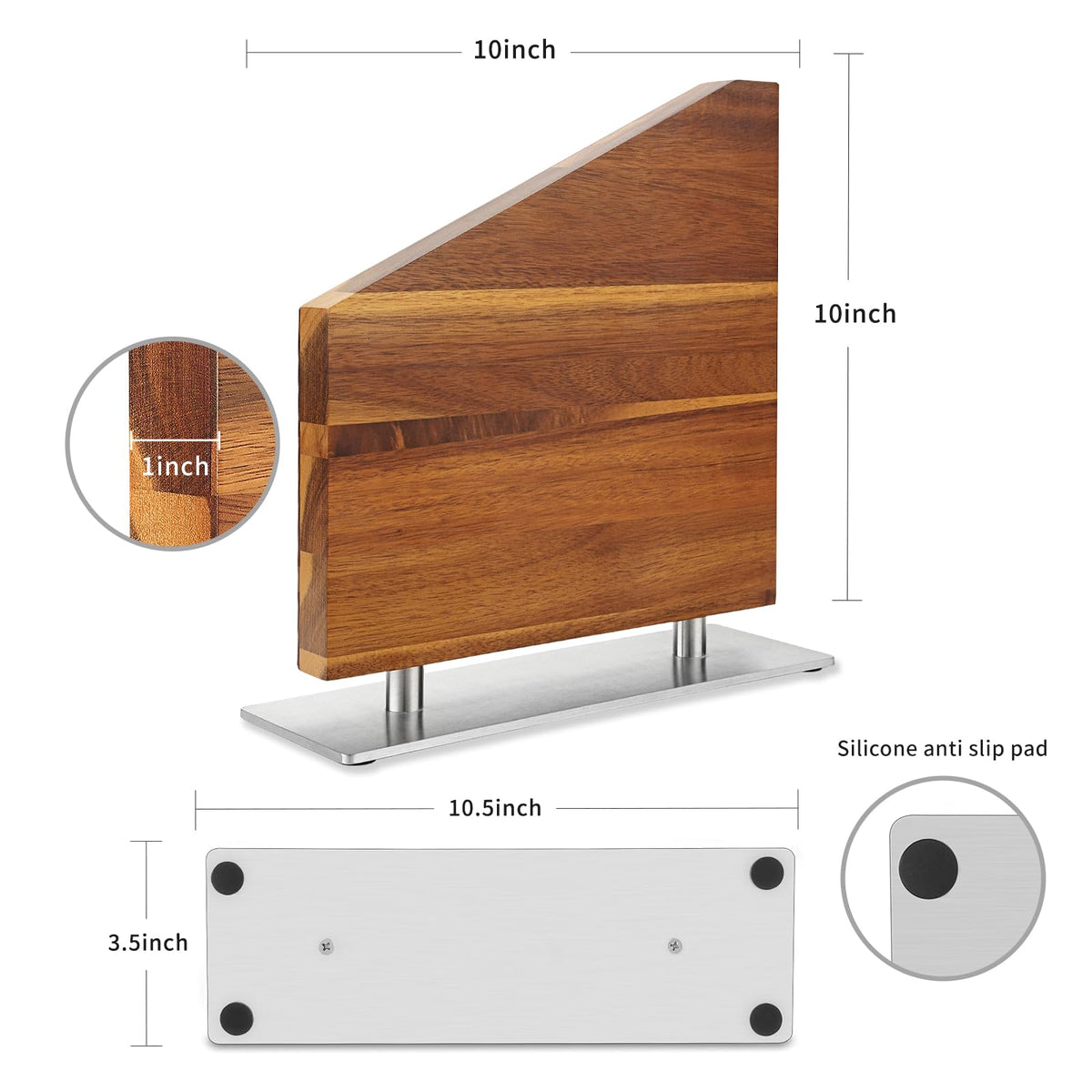 Musifan blade protection system reduces friction and preserves blade edges.