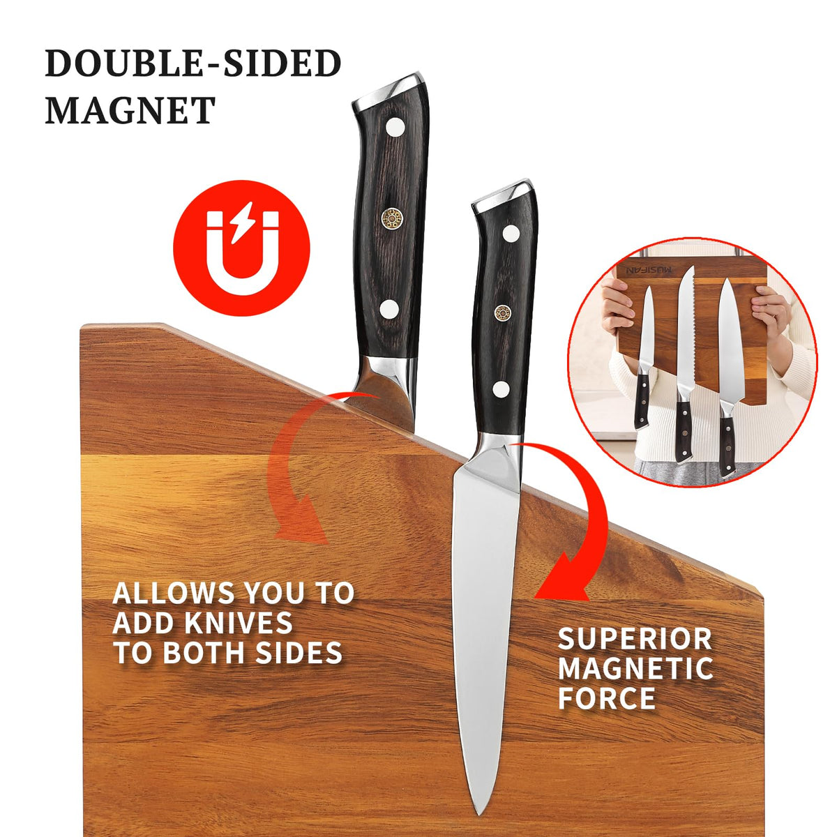 Musifan large kitchen organizer stand saves counter space and improves workflow.