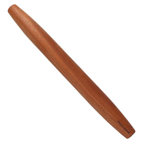 Muso Wood Sapele rolling pin 17.5 inches for even dough rollout.