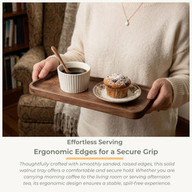 Muso Wood tray for coffee and tea service