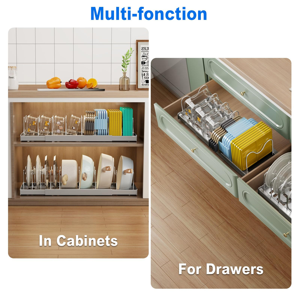 Mustorn ABS base protects non-stick finishes and cabinet surfaces.