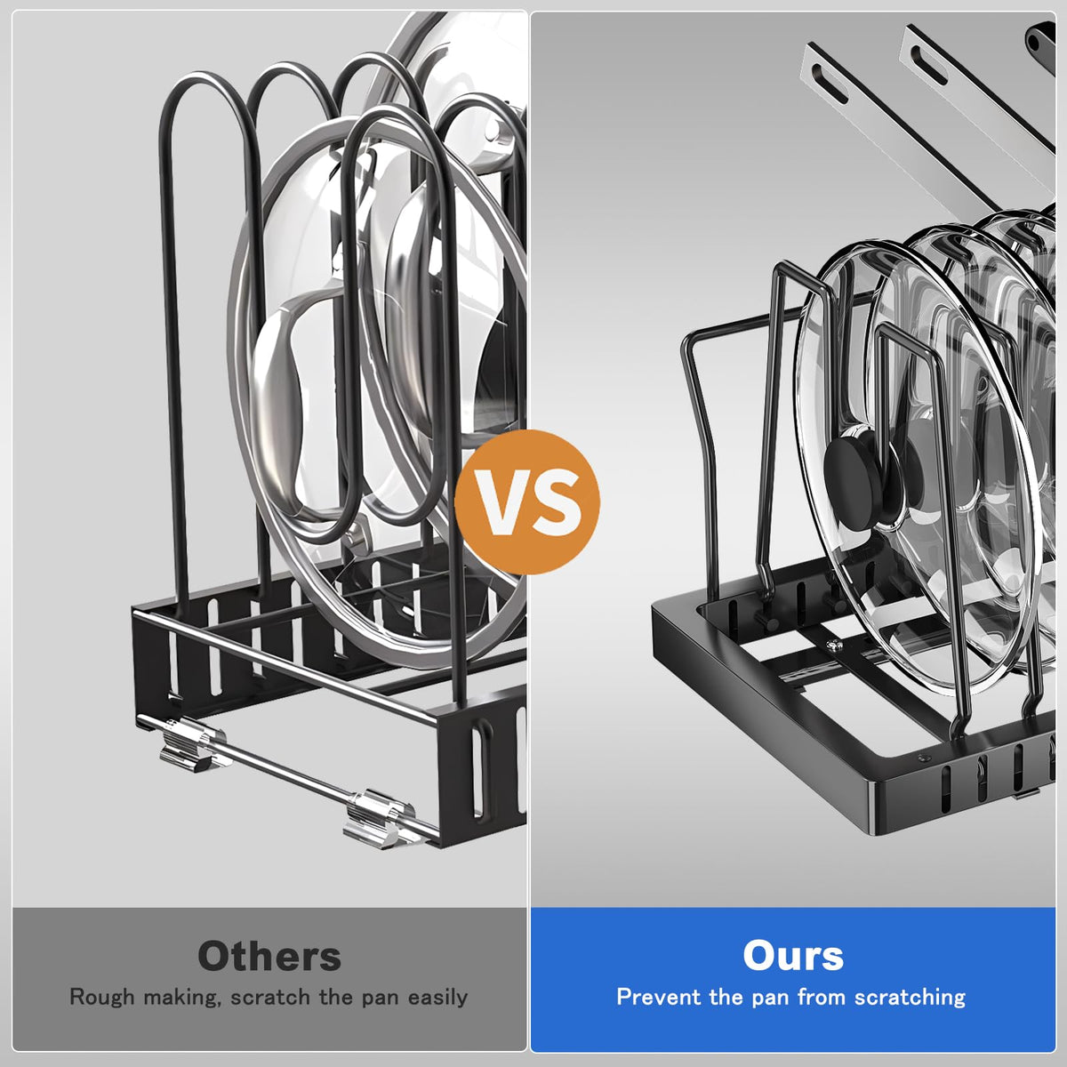 Mustorn installation options with adhesive strips and drilling mounts for flexibility.