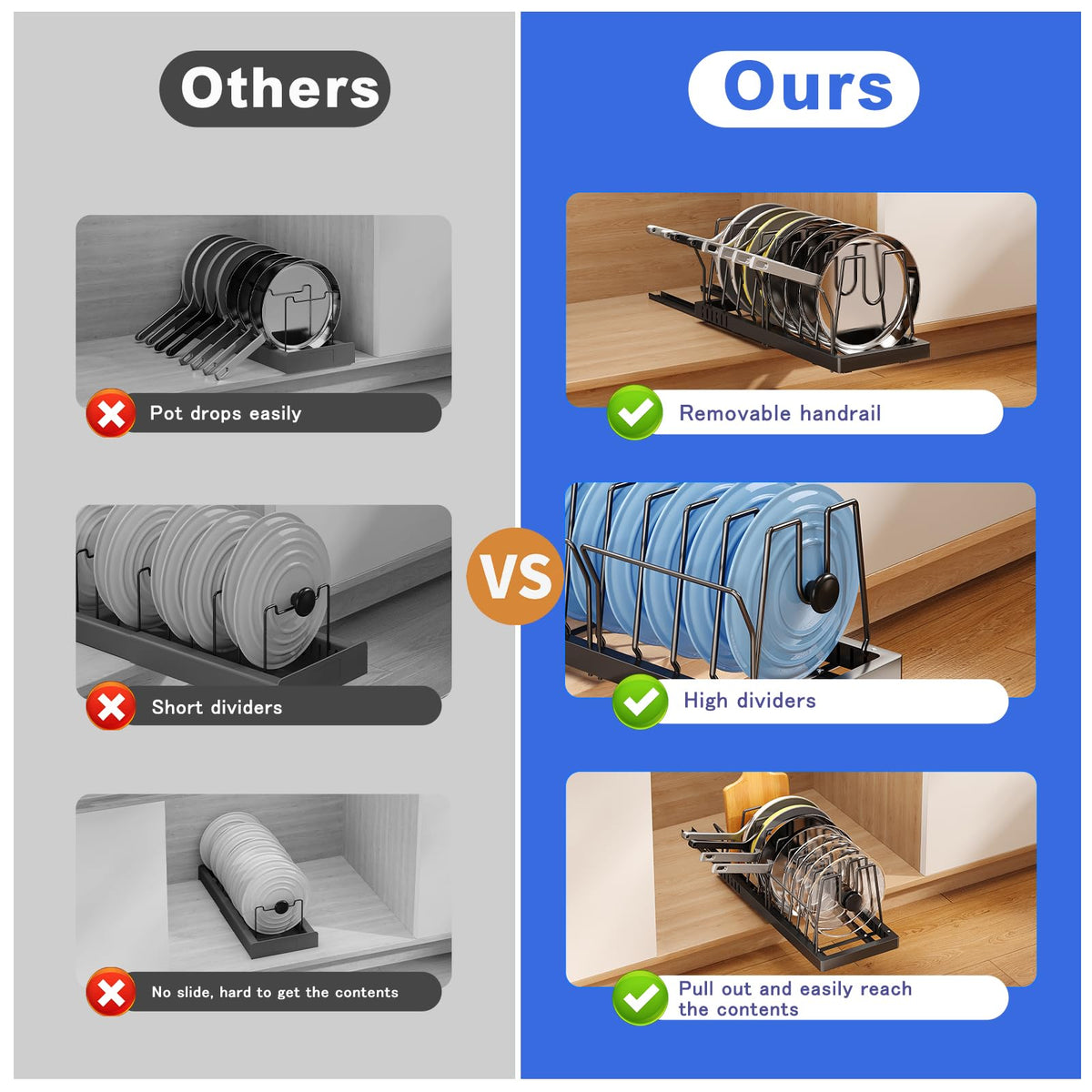 Mustorn installation options: adhesive mounting and drilling screws