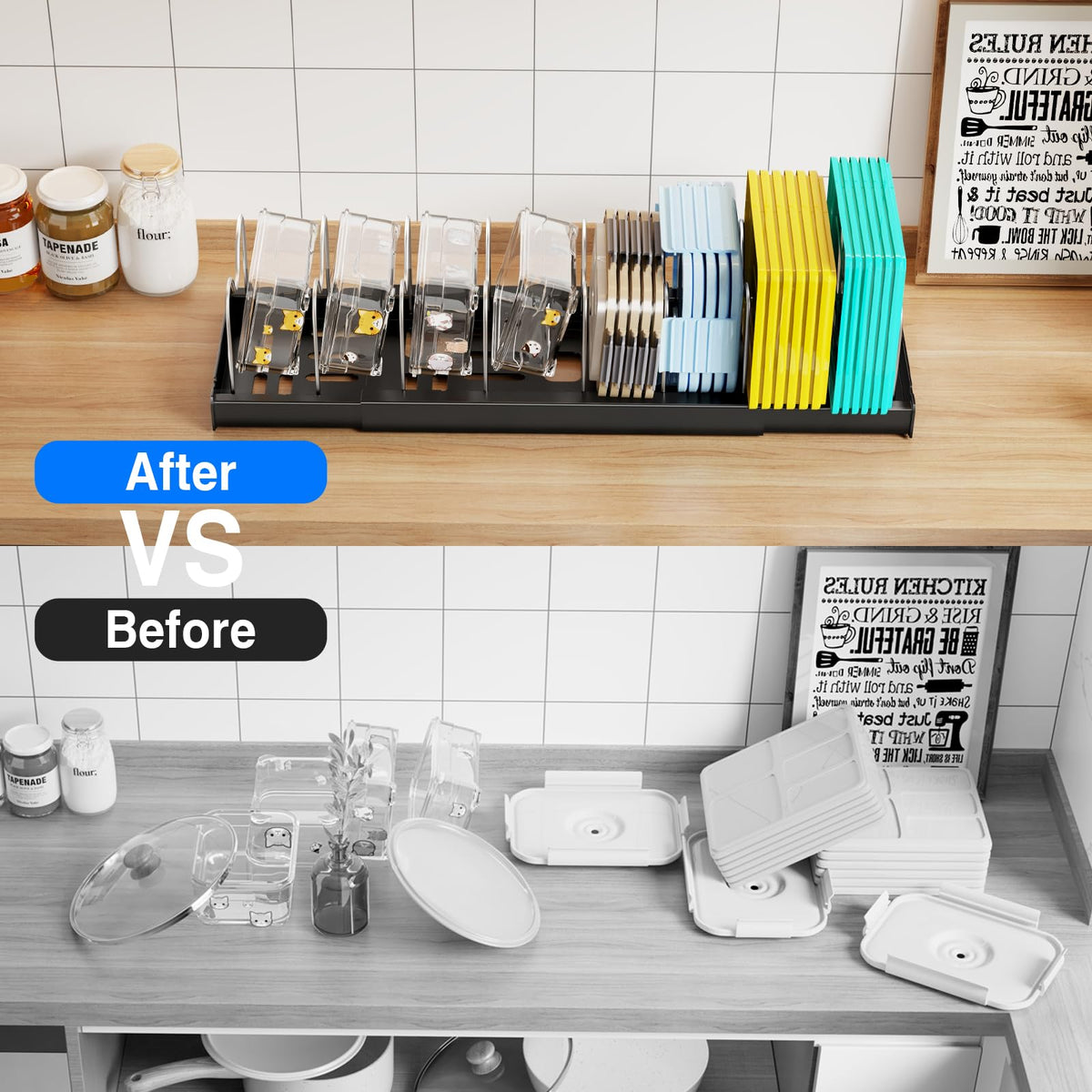 Mustorn quick 10-second assembly makes setup simple for any kitchen.