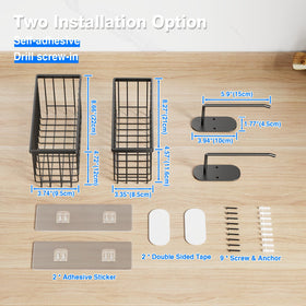 Mustorn shower-gel-organizer stores shower products within easy reach