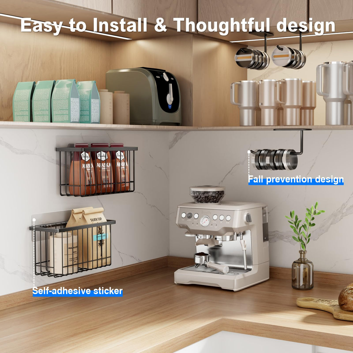 Mustorn spice-jar-organizer keeps jars tidy and spice shelves organized
