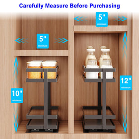 Mustorn spice rack dimensions fit upper cabinets and maximize storage
