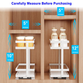 Mustorn 2-pack keeps two racks ready to organize multiple spaces.