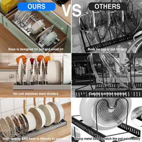 Mustorn ventilated moisture-proof structure promotes airflow around lids.