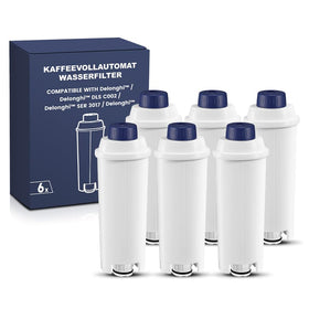 Mutital Delonghi filter pack front view, affordable replacement for DLSC002.