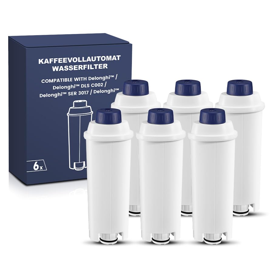 Mutital Delonghi filter pack front view, affordable replacement for DLSC002.