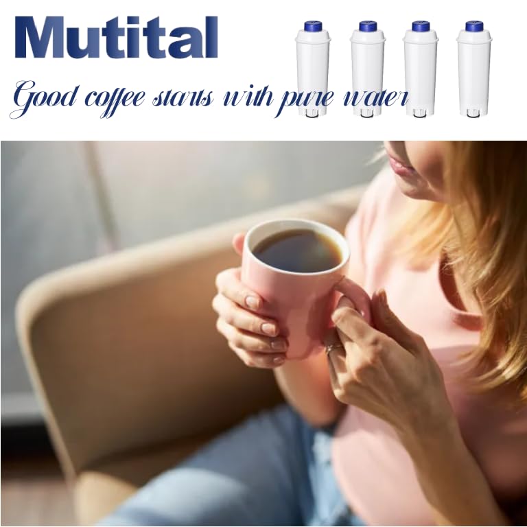 Mutital DeLonghi ETAM filter reduces scale for clearer coffee.