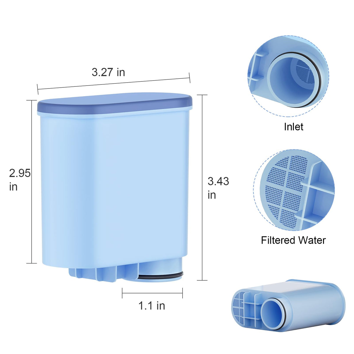 Mutital soak before use to rinse air bubbles and ensure smooth flow.