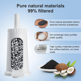 Upgraded Mutital filter outlet holes reduce particle leakage during brewing