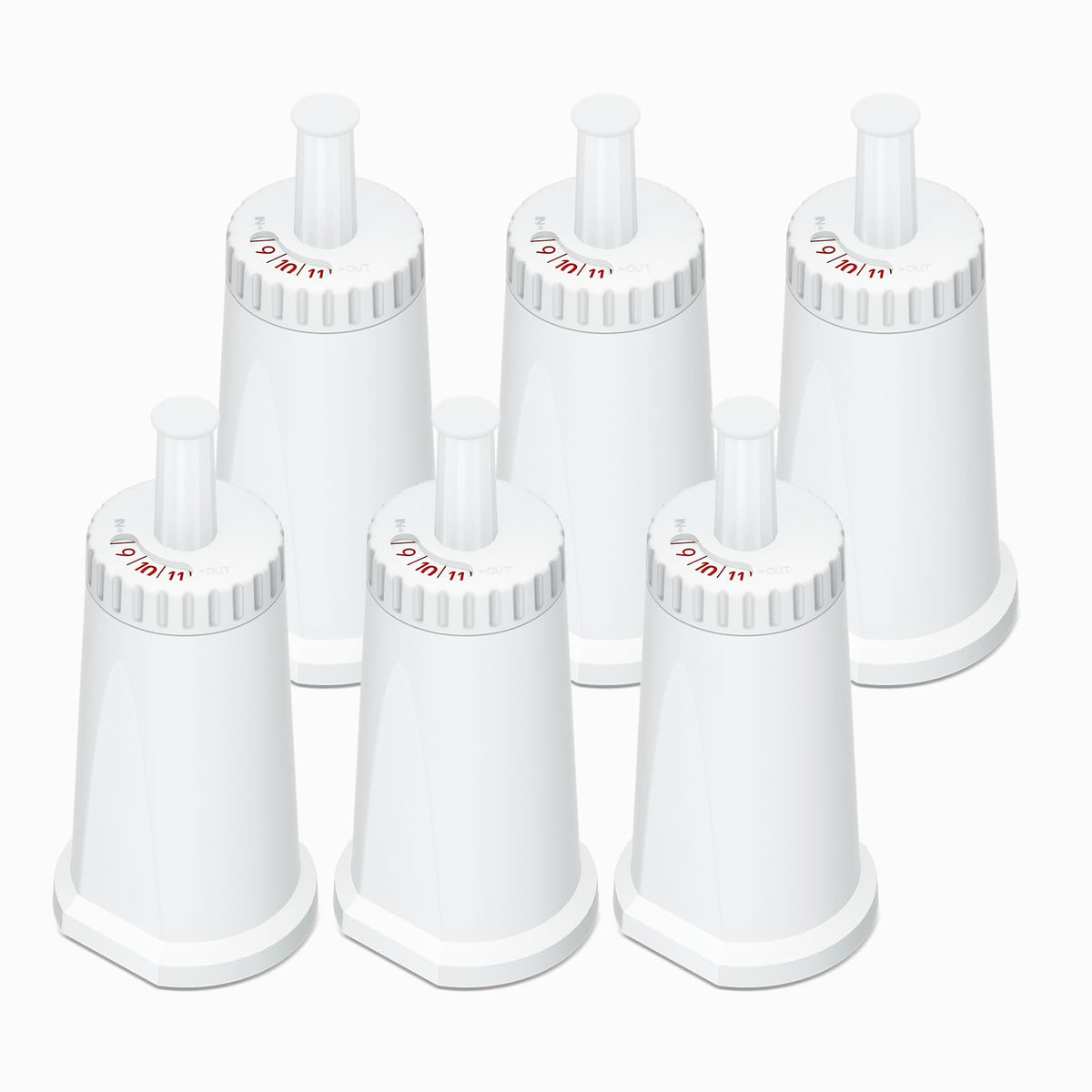 Mutital water filter for Breville BES880, pour focus showing stable extraction