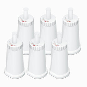 Mutital water filter for Breville BES880, pour focus showing stable extraction