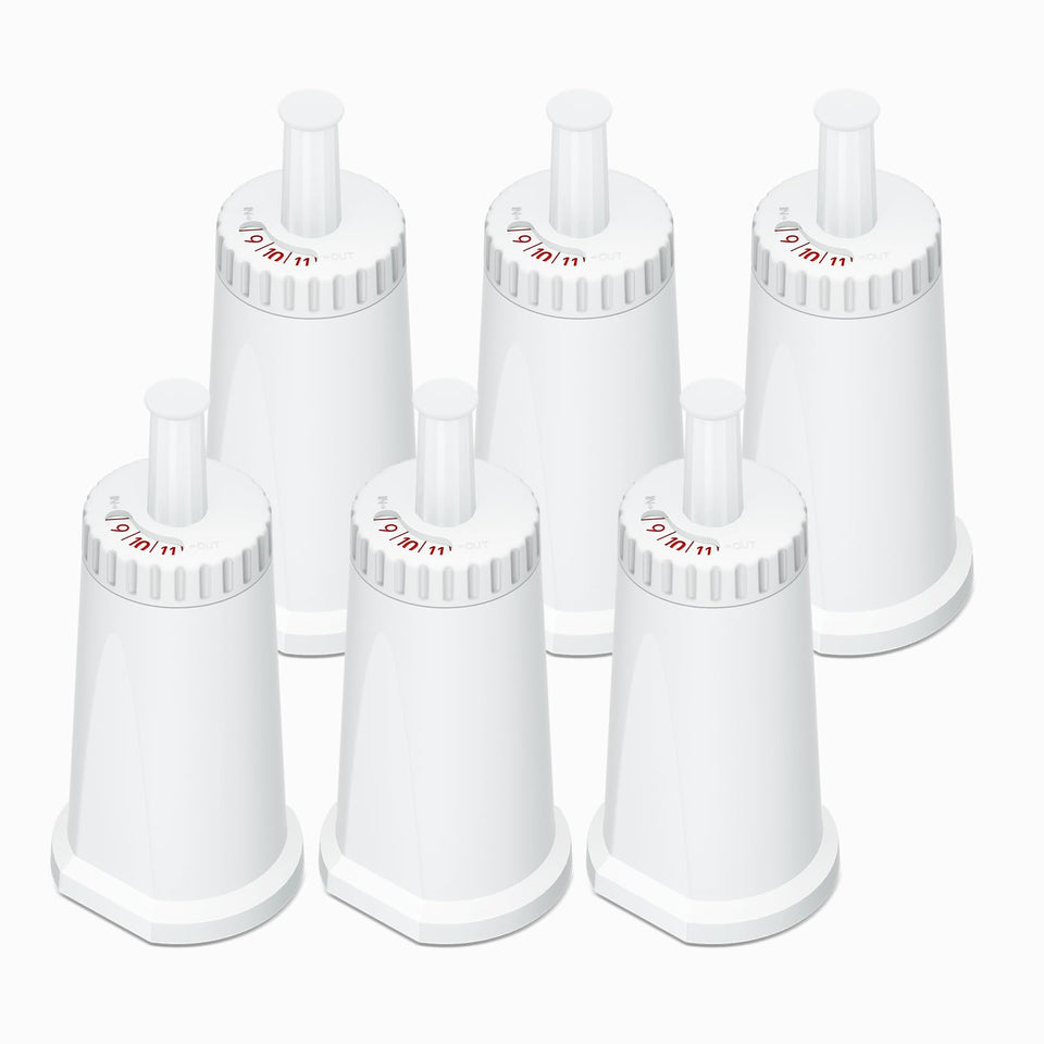Mutital water filter for Breville BES880, pour focus showing stable extraction