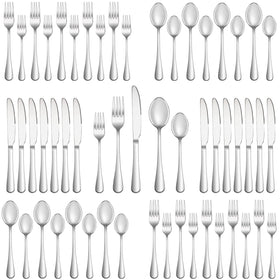 MUTNITT 40-piece silverware set for eight, ideal for at-home entertaining