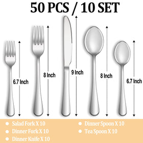 MUTNITT dinner fork with mirror-polished handle for comfortable grip