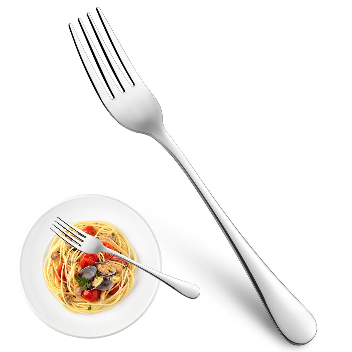 MUTNITT 16pc dinner forks with a sleek look for everyday dining