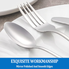 MUTNITT dishwasher-safe flatware simplifies cleanup after meals