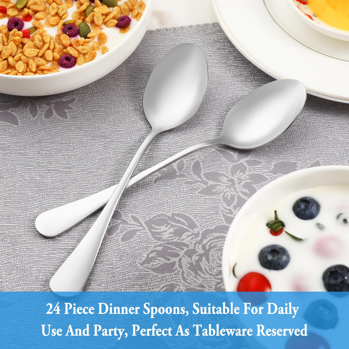 MUTNITT dishwasher-safe spoons simplify cleanup after meals.