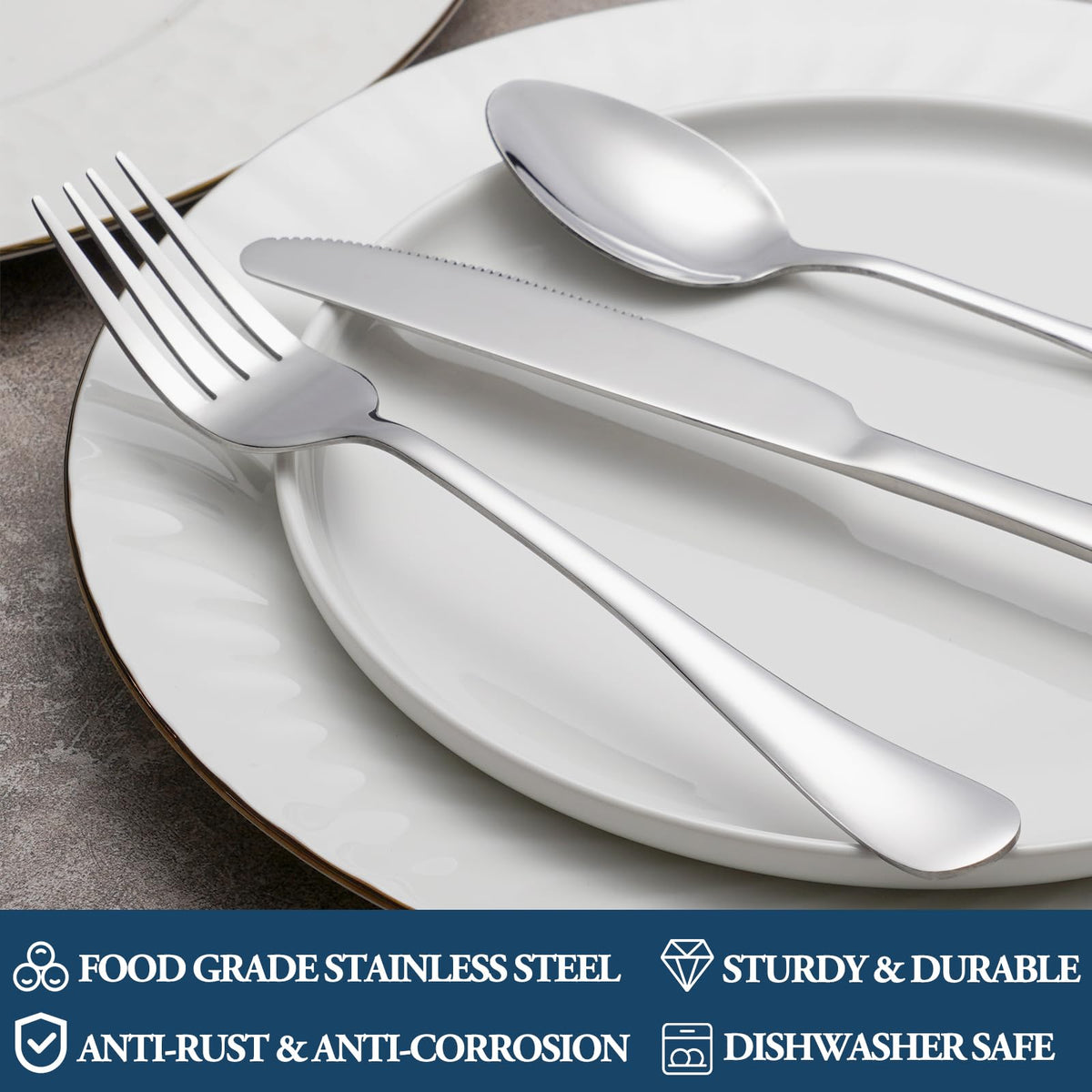 MUTNITT stainless steel forks are dishwasher safe for easy cleanup