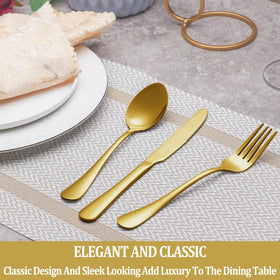 MUTNITT gold forks suit weddings, parties, and restaurant service with a timeless look.