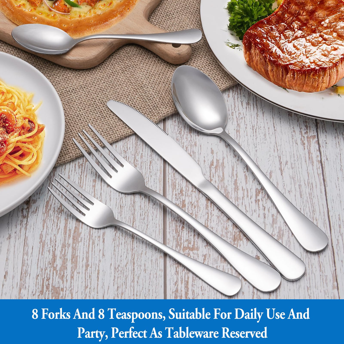 MUTNITT packaging ready flatware for easy storage and replenishment