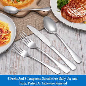 MUTNITT packaging ready flatware for easy storage and replenishment