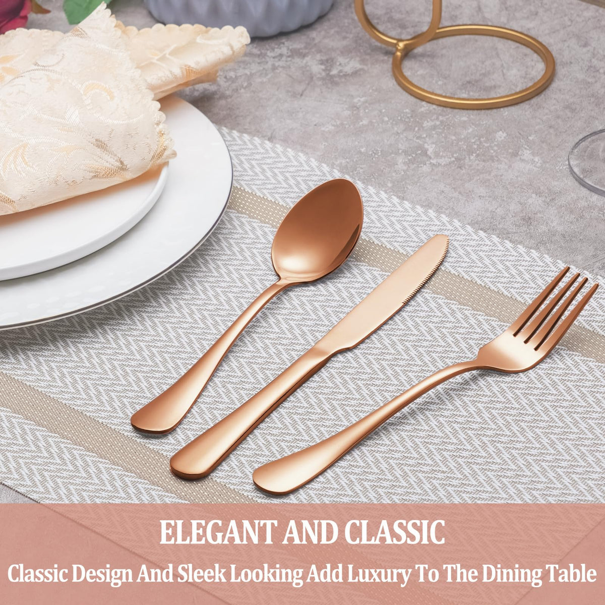 MUTNITT polished flatware showcasing exquisite craftsmanship for upscale table settings.