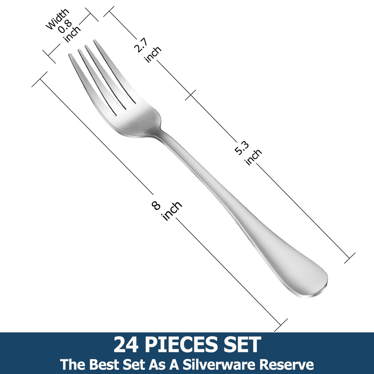 MUTNITT stainless steel forks provide durable, rust-resistant performance for everyday meals.