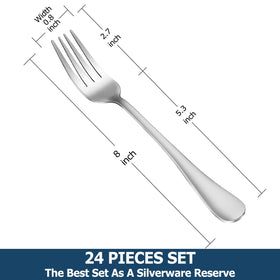 MUTNITT stainless steel forks provide durable, rust-resistant performance for everyday meals.