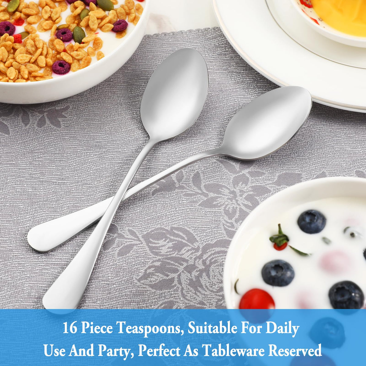MUTNITT dishwasher-safe teaspoons simplify cleanup after meals and gatherings