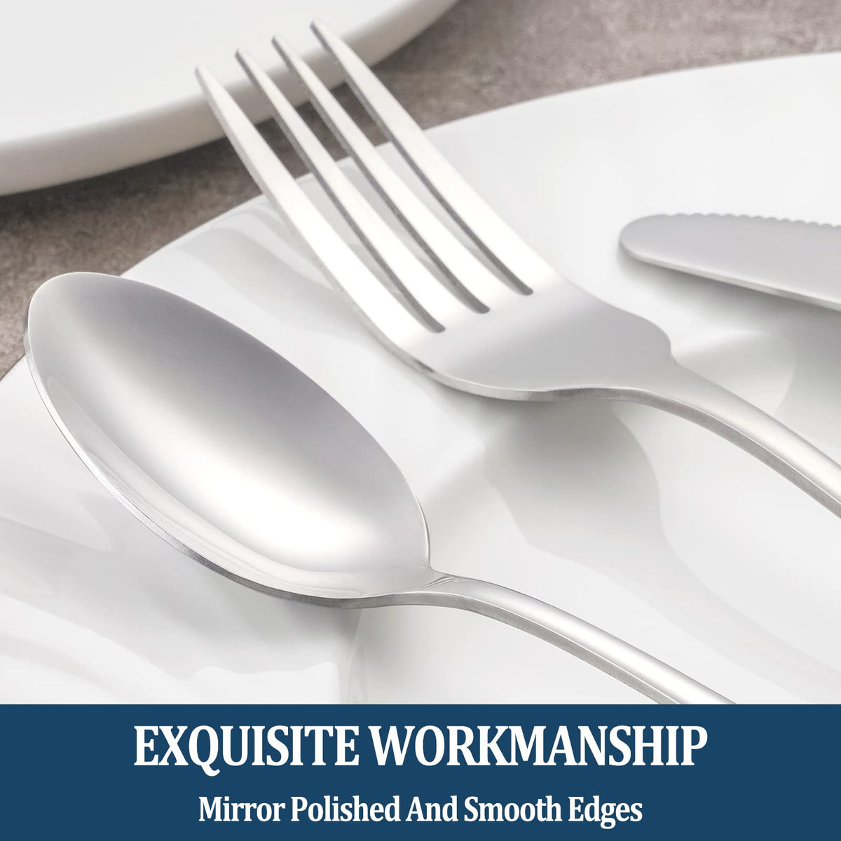 MUTNITT weighted handle forks offer comfortable grip during meals