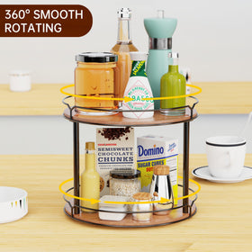MUTUALUS Lazy Susan fits compact spaces with timeless decor vibe