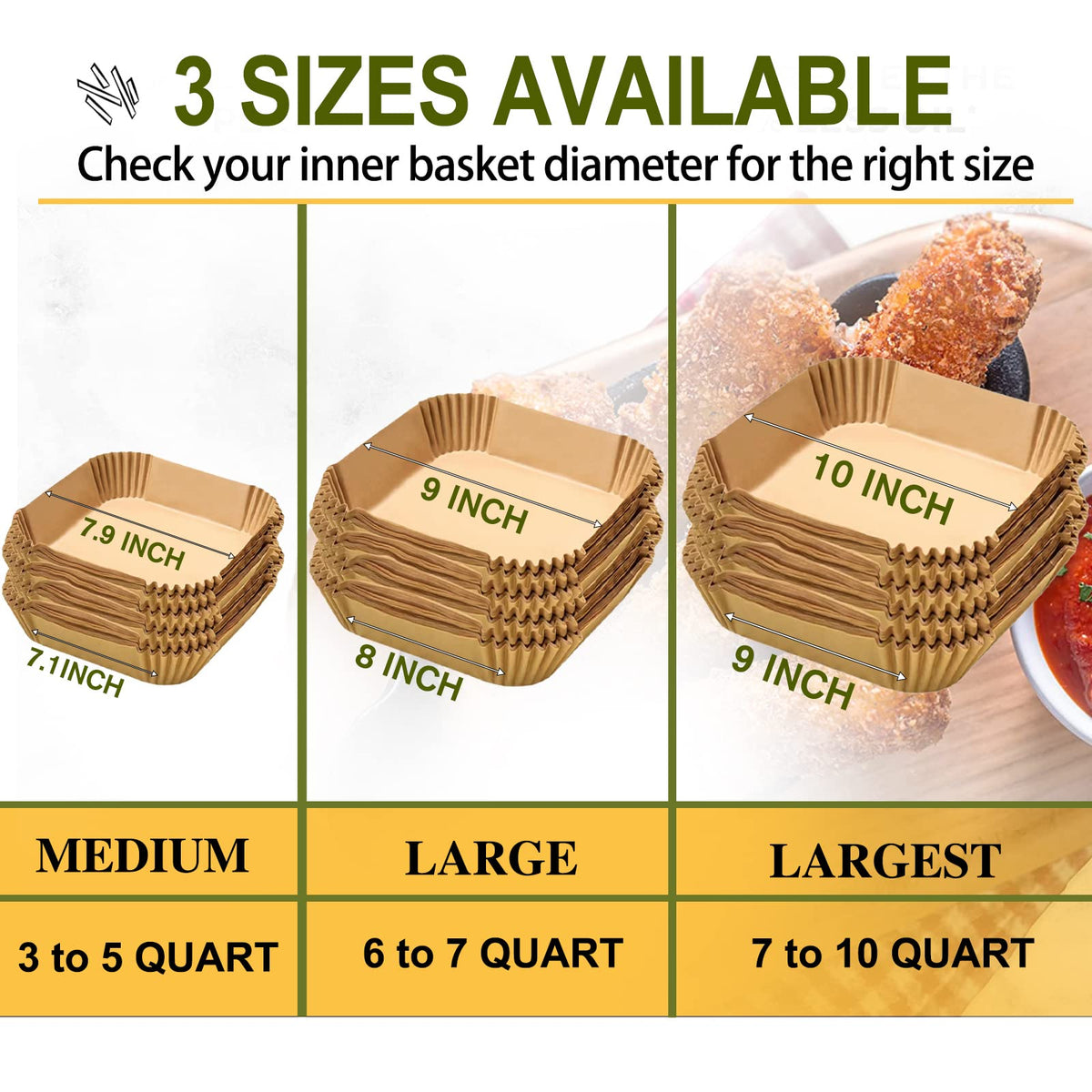 Mutvle 100-piece box displays bulk kitchen liners.