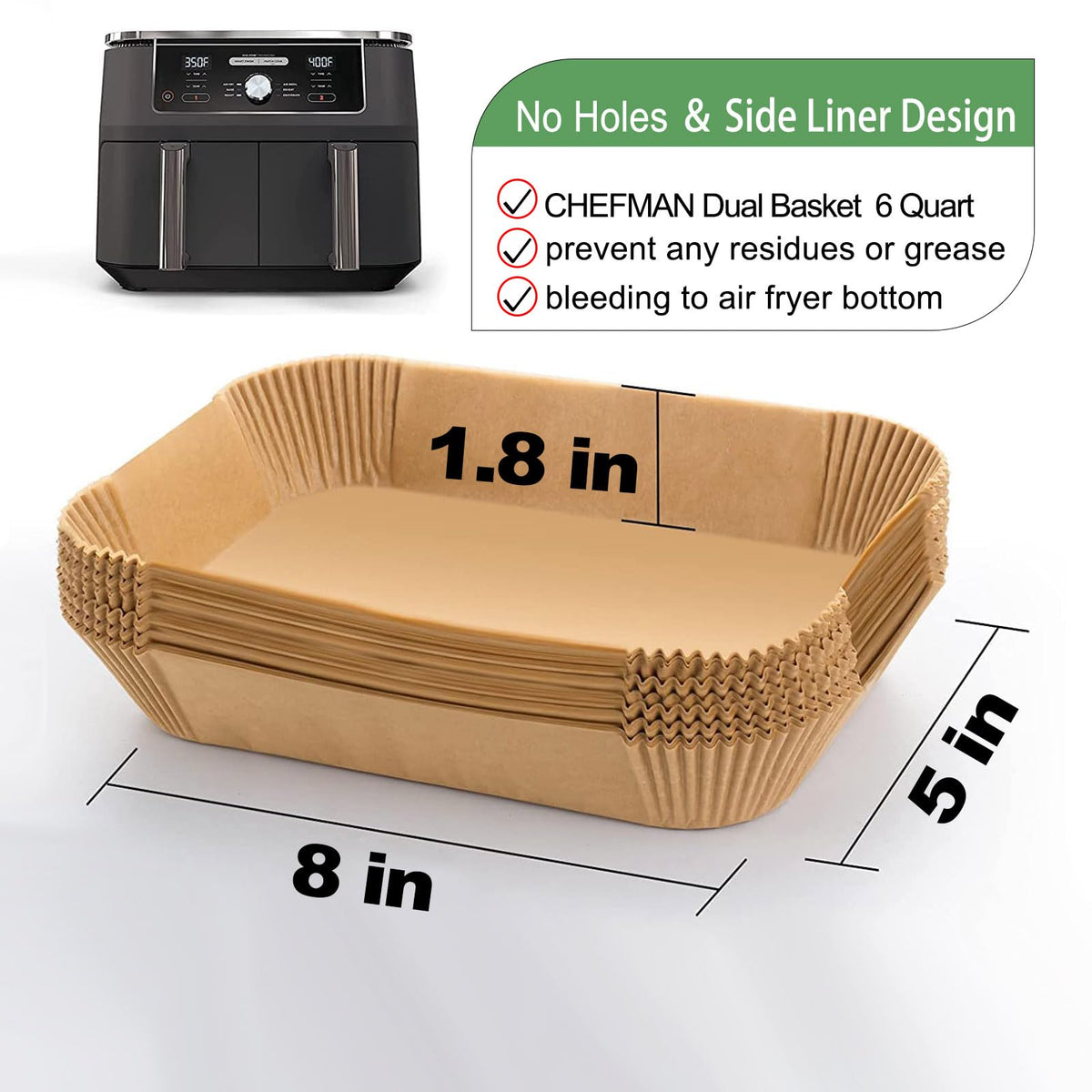 Mutvle 200-piece pack of liners keeps kitchen prepared for batch cooking.