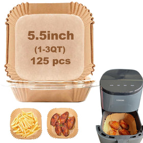 Mutvle cosori-2-1qt small liners keep the fryer clean and easy to use.